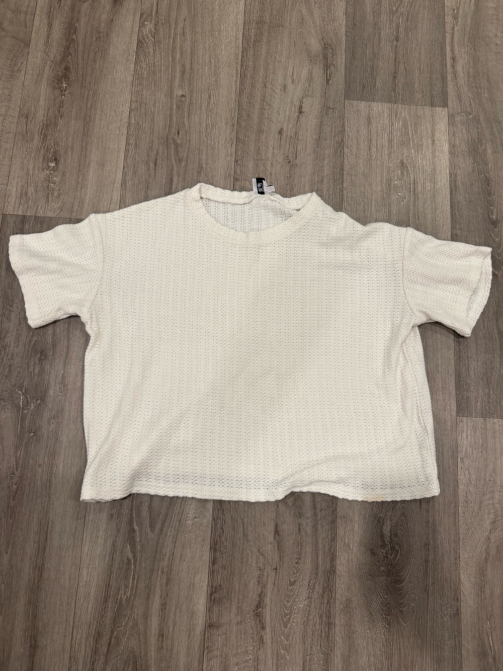 Princess Polly Ivory Knit Short Sleeve Sweater